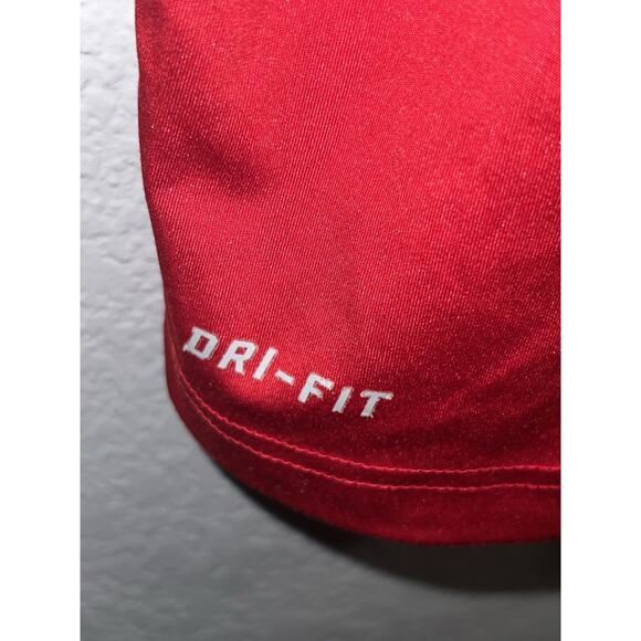 Houston Texans NFL Equipment Nike Dri-Fit Golf Polo Shirt Red Mens Size 3XL - Picture 3 of 9